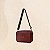 Bolsa Tiracolo Média em Silicone Bordô - Imagem 2