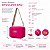 Shoulder Bag em Silicone Rosa - Imagem 2