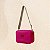 Bolsa Tiracolo Média em Silicone Rosa - Imagem 2