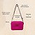 Bolsa Tiracolo Média em Silicone Rosa - Imagem 3