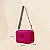 Bolsa Tiracolo Média em Silicone Rosa - Imagem 4