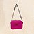 Bolsa Tiracolo Média em Silicone Rosa - Imagem 1