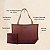 Bolsa Feminina em Silicone Bordô - Imagem 4
