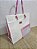 Bolsa em Tela Sling - Cor: Creme/Rosa - Imagem 6