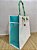 Bolsa em Tela Sling - Cor: Creme/Tiffany - Imagem 2