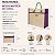 Bolsa Náutica em Corda - Creme com Roxo - Imagem 2