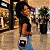 Mini Bag - Azul com Tela Off White - Imagem 1