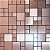 EPLM103MG - Pastilha Adesiva Tetris Rose - UNIDADE - Imagem 1