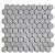 EPLAL1012GN - Pastilha Adesiva hexagone P Inox - UNIDADE - Imagem 1
