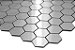 EPLAL1012GN - Pastilha Adesiva hexagone P Inox - UNIDADE - Imagem 2