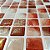 Pastilha Adesiva Resinada Marmorizada Vermelha EPLM255 - UNIDADE - Imagem 4