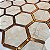 Pastilha Adesiva Hexagone M Dourada e Marmorizada -  UNIDADE - Imagem 3
