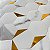 Pastilha Adesiva Hexagone Mármore Branco e Dourado -  UNIDADE - Imagem 2