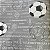 Papel de Parede Futebol Corinthians - Bola de Futebol Cinza - Imagem 1