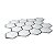 Pastilha Adesiva Resinada Hexagonal Branca com Rejunte Preto - UNIDADE - Imagem 2