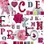 Papel de Parede Letras e Flores Pink KTee - Imagem 1