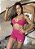 Short Academia Feminino Com Recortes -  Shape | Pink - Imagem 1