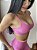 Top Alcinha Duplo Alta Compressão Wonder - Rosa Milkshake | Kamilla - Imagem 1