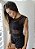 Blusa Telinha Arrastão | Preta - Imagem 3