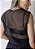 Blusa Telinha Arrastão | Preta - Imagem 4