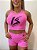Top Cropped Nadador Silk | Rosa Chiclete - Imagem 3