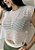 Blusa Telinha Arrastão | Off White - Imagem 1