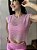 Blusa Telinha Arrastão | Rosa - Imagem 3