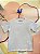 Camiseta Manga Curta Reserva Infantil Masc  Botone Respingos Branco - Imagem 1
