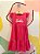 Vestido Manga Curta Fakini Fem Barbie Midi 3 Marias Pink - Imagem 1