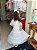 Vestido Manga Curta Petit Cherie Infantil Fem Tule Poa Paete Branco - Imagem 3