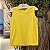 Camiseta Regata Charpey Infantil Masc  Lisa Amarelo - Imagem 1