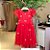 Vestido Manga Curta Petit Cherie Infantil Fem Tule Paete Vermelho - Imagem 1