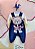 Macacao Manga Longa Upi Uli Infantil Masc Jardineira C/ Body Rock Marinho/Off White - Imagem 1