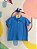 Camiseta Polo Manga Curta Reserva Infantil Masc Polo Piquet Azul - Imagem 1