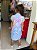 Vestido Manga Curta Yoyo Infantil Fem Chamise Ursinhos C/ Poch Azul - Imagem 4