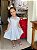 Vestido Manga Curta Yoyo Infantil Fem Chamise Ursinhos C/ Poch Azul - Imagem 7