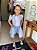 Vestido Manga Curta Yoyo Infantil Fem Chamise Ursinhos C/ Poch Azul - Imagem 2