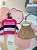 Blusa manga longa menina Momi Trico Listrado Rosa/Azul - Imagem 2