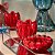 Cachepot em Murano - Vermelho Intenso - Charming - P - Imagem 2