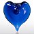 Coração em Murano Porta Objeto Azul Safira - Imagem 2