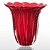 Vaso de Decoração em Murano - Vermelho Intenso  - Elegance - Imagem 1