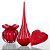 Kit Vermelho Intenso  - Gota Lighthouse - Trouxinha Love - Coração de Decoração - Imagem 1