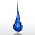 Gota de Decoração em Murano - Azul Safira - Piovere - Tam M - Imagem 1