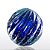 Bola de Decoração em Murano - Azul Safira - Pluie - Tam P - Imagem 1