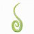 Adorno de Decoração em Murano - Verde Avocado - Snail - Tam P - Imagem 2
