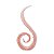 Adorno de Decoração em Murano - Rosa Quartzo - Snail - Tam M - Imagem 1
