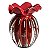 Vaso de Decoração Trouxinha em Murano - Vermelho - Little Pack - Tam M - Imagem 1