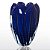 Vaso de Decoração em Murano - Azul Escuro - Jelly - Tam M - Imagem 1