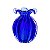 Vaso de Decoração Trouxinha em Murano - Azul Safira - Little Pack - Tam M - Imagem 1