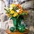 Vaso de Decoração em Murano - Verde Esmeralda - Firenze - Tam PP - Imagem 3